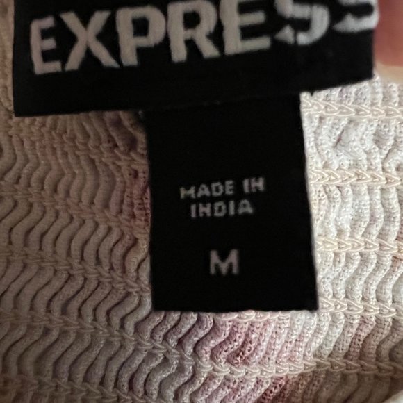 Express-Floral-Cropped-Sleevless-Fall-Add Blazer-Size Medium-Stretch-Lined - Picture 3 of 10